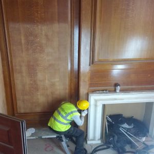 6 Carefully removing the existing finish