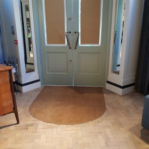 F Entrance parquet detail